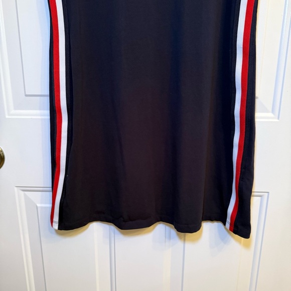 Tommy Hilfiger Black Mini Dress with Red and White Accents - Picture 3 of 7